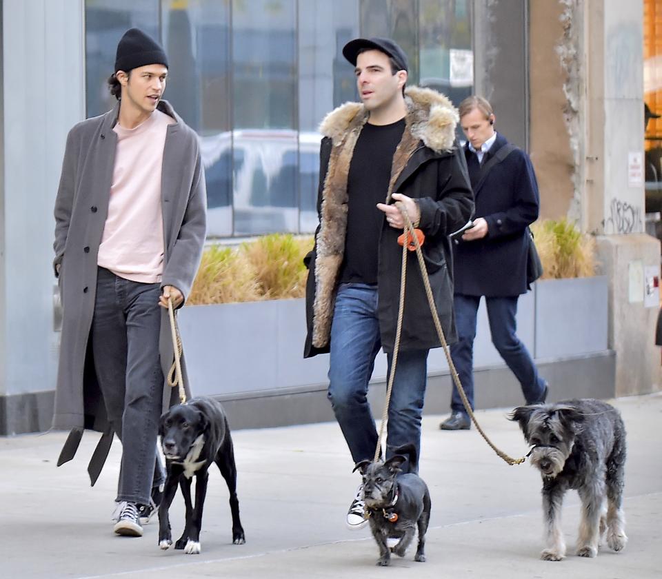 Zachary Quinto and Miles McMillan