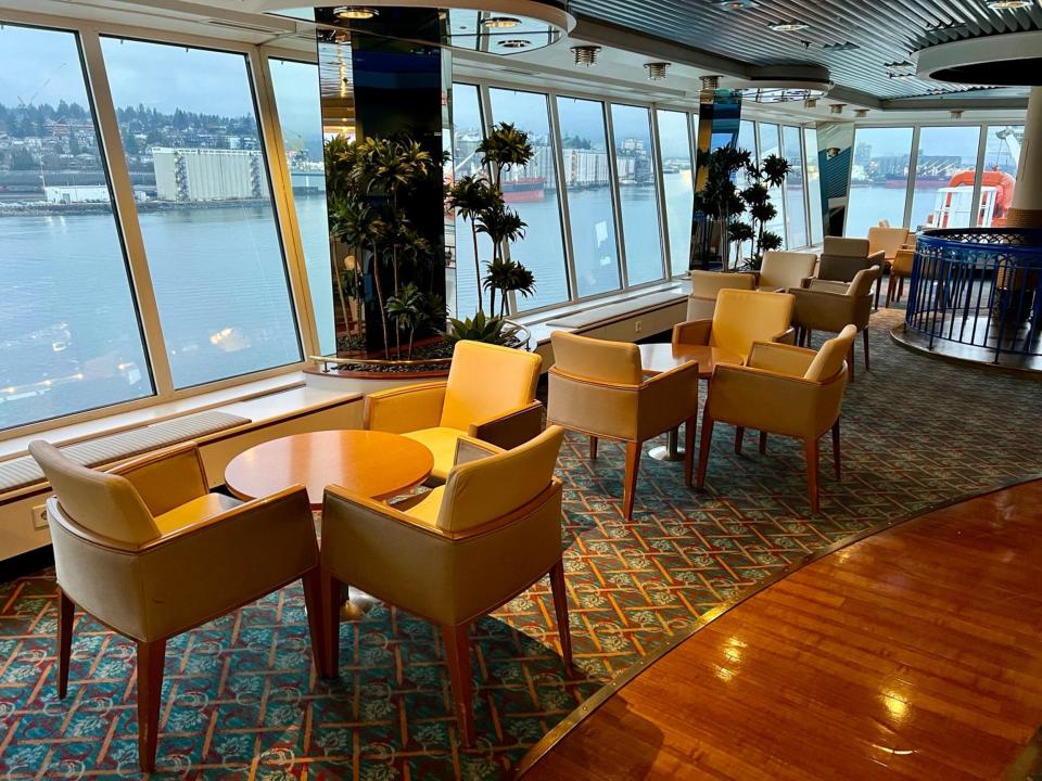 sky lounge on a cruise ship