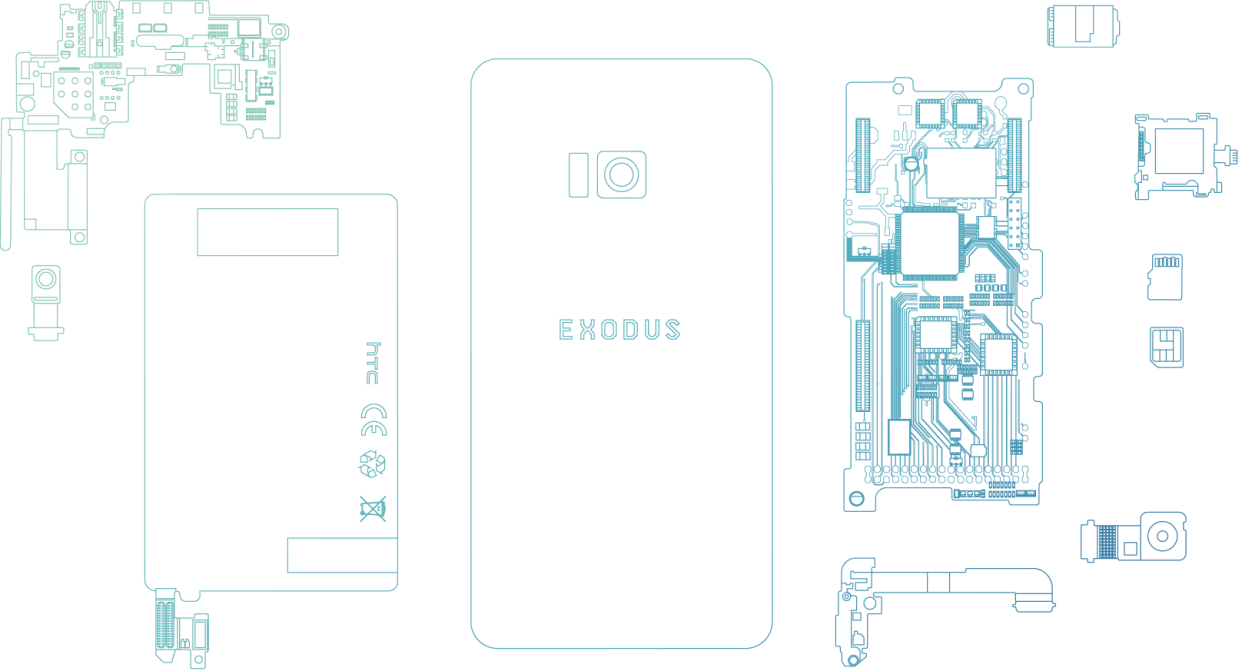 The HTC Exodus will be the first major smartphone to embrace blockchain technology, which the Taiwanese firm hopes will 'reshape the internet': HTC