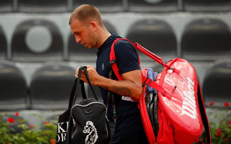 Evans is not the first man to get stuck into the French Open’s new Wilson balls - Getty Images