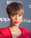 <p>If you're a little self-conscious about a high forehead, ask your stylist for long bangs that start high to disguise it. Or go bold like Tyra Banks and make your hair all one length.</p>