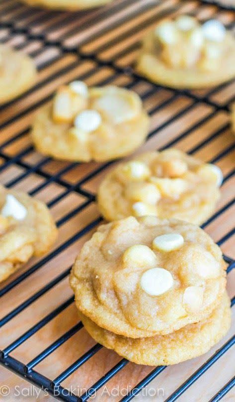 <p>Hawaii has a corner on the macadamia nut market within the U.S., and combining them with white chocolate bits makes for an epic cookie that's sweet, creamy and crunchy all at once.</p><p>Get the recipe from <a href="https://sallysbakingaddiction.com/2012/09/03/super-chunk-white-chocolate-macadamia-nut-cookies/" rel="nofollow noopener" target="_blank" data-ylk="slk:Sally's Baking Addiction;elm:context_link;itc:0;sec:content-canvas" class="link ">Sally's Baking Addiction</a>.</p>