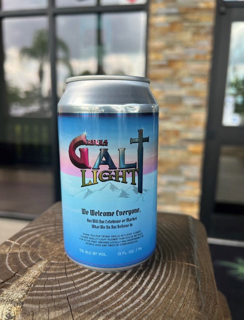 Starting Labor Day weekend, Grills Seafood Deck and Tiki Bar restaurants in Port Canaveral, Melbourne and Orlando will begin selling its own Grills Alt Light as an alternative to Bud Light.