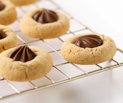 It's not Christmas unless someone gives these classic chocolate and peanut butter cookies.