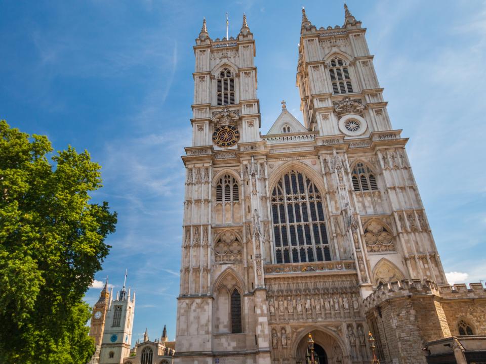 The Western Towers at Westminster Abbey are gothic in style.