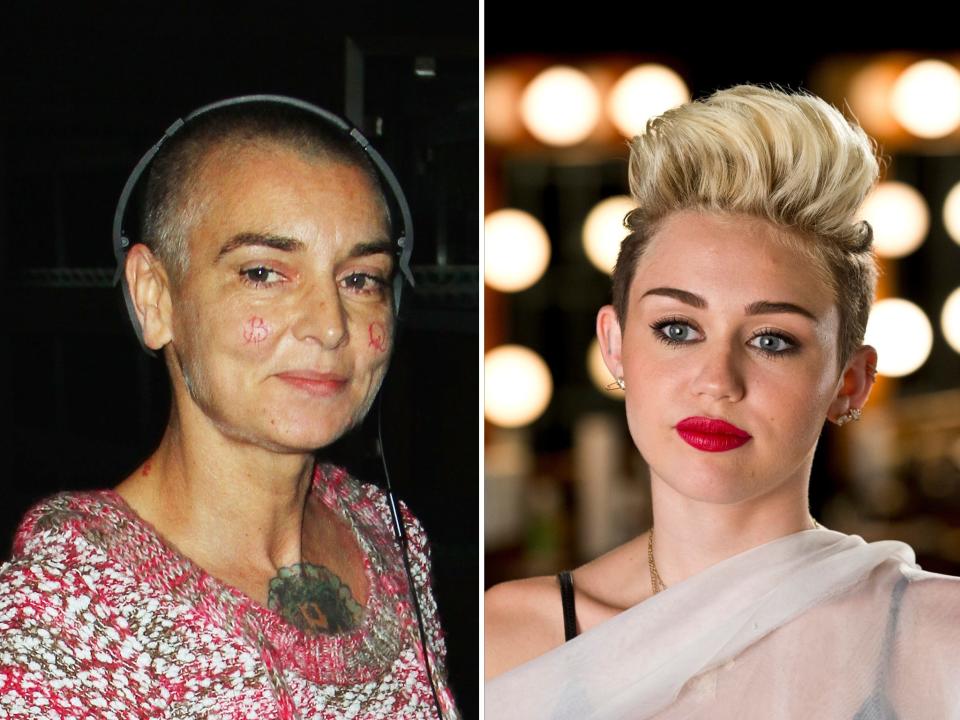 Sinéad O'Connor penned an open letter to Miley Cyrus in 2013, warning her about being sexualized by the music industry.