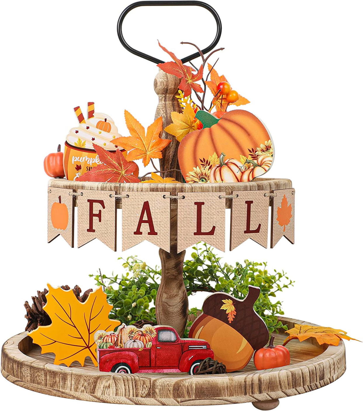 <p><a href="https://go.redirectingat.com?id=74968X1596630&url=https%3A%2F%2Fwww.walmart.com%2Fip%2FFall-Tiered-Tray-Decor-Pumpkin-Maple-Leaves-Wooden-Tabletop-Signs-Happy-Wood-Block-Autumn-Truck-Acorn-Decorative-Ornaments-Thanksgiving-Farmhouse-Par%2F1138487022&sref=https%3A%2F%2Fwww.thepioneerwoman.com%2Fhome-lifestyle%2Fdecorating-ideas%2Fg44734184%2Fwalmart-fall-decorations-2024%2F" rel="nofollow noopener" target="_blank" data-ylk="slk:Shop Now;elm:context_link;itc:0;sec:content-canvas" class="link rapid-noclick-resp">Shop Now</a></p><p>Fall Tiered Tray Decor</p><p>walmart.com</p><p>$12.14</p><span class="copyright">Walmart</span>