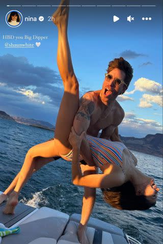 <p>Nina Dobrev/instagram</p> Nina Dobrev and Shaun White