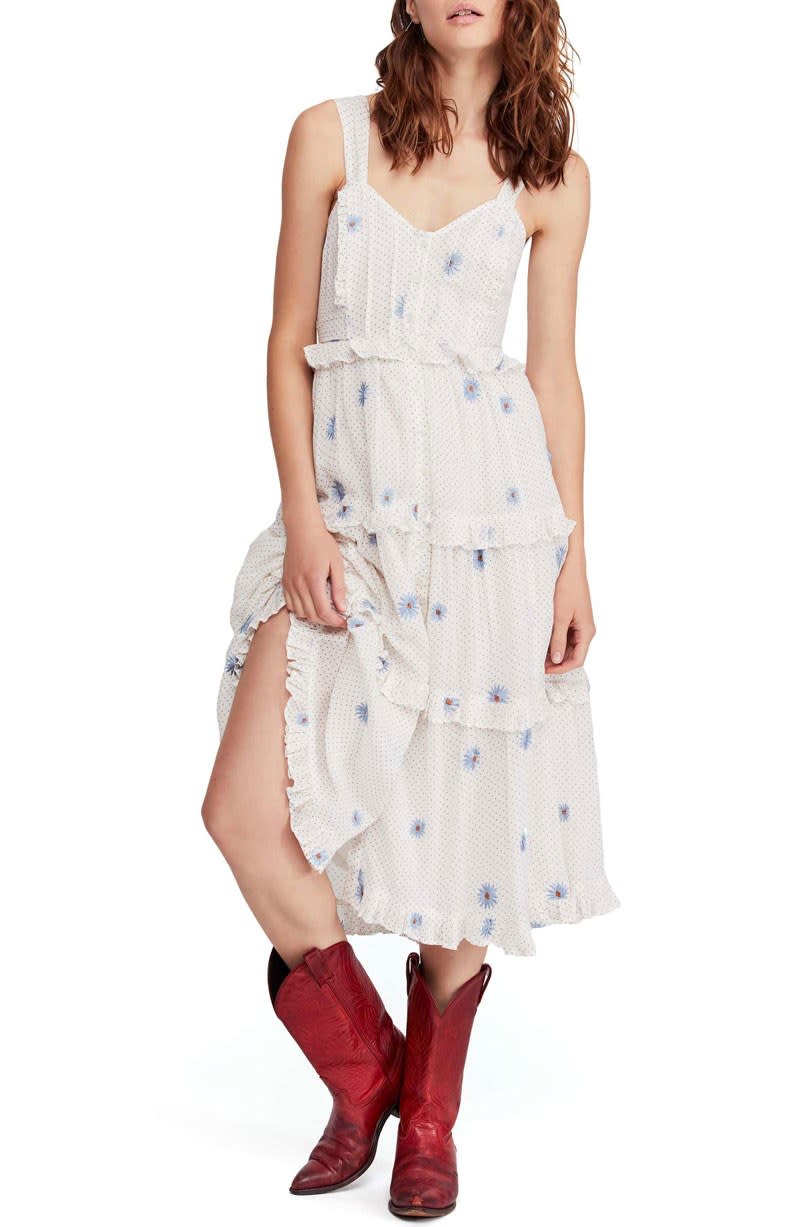 Free People Daisy Chain Midi Dress