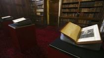 A Shakespeare First Folio discovered nearly 400 years after his death is displayed at Mount Stuart, Isle of Bute, Scotland, Britain April 7, 2016. REUTERS/Russell Cheyne