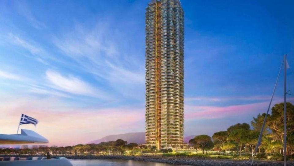 La Torre Riviera será el rascacielos más alto de Grecia.