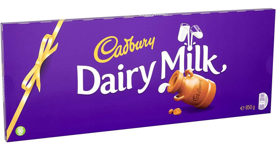 Cadbury Dairy Milk Giant Chocolate Bar, 850 g
