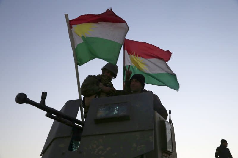 伊拉克庫德族（Kurds）的「敢死軍」（Peshmerga）投入摩蘇爾戰役（AP）