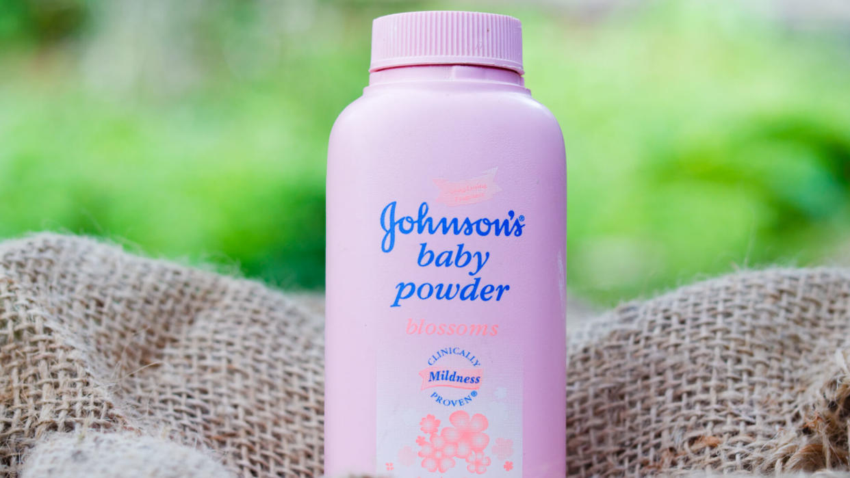 Johnson and Johnson baby powder