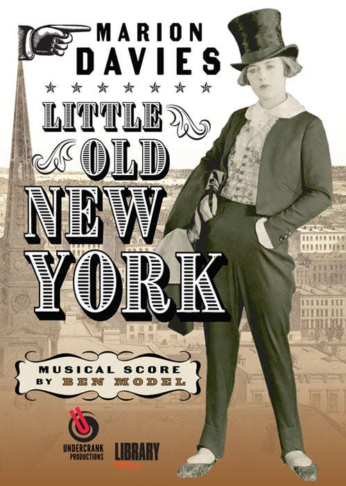 The DVD cover for the 1923 film, "Little Old New York," starring Marion Davies.