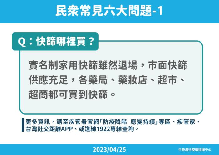 0425 3 防疫降階 應變持續 指揮中心解編規劃及相關事項民眾版