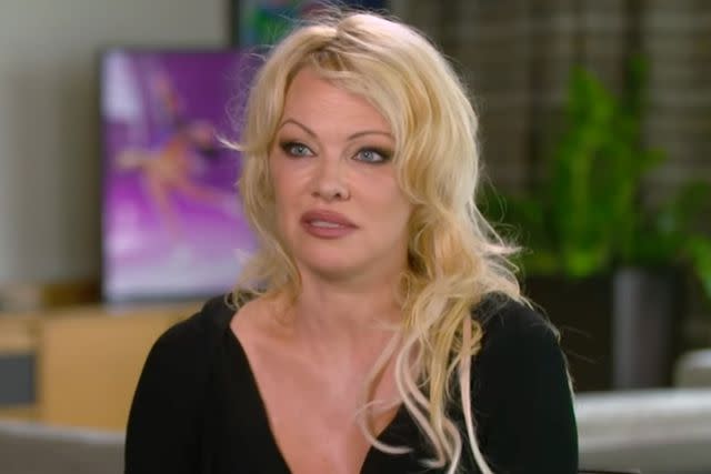 <p>Hulu</p> Pamela Anderson in "After Baywatch: Moment in the Sun"