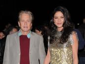Michael Douglas and Catherine Zeta-Jones. 6 March, 2009, Culver City, CA. Kirk Douglas' One Man Show "Before I Forget" Premiere at The Kirk Douglas Theatre in Culver City. Photo Credit: Giulio Marcocchi/Sipa Press./Before_gm.001/0903070756