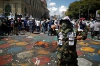 Protest against the government of El Salvador's President Bukele in San Salvador