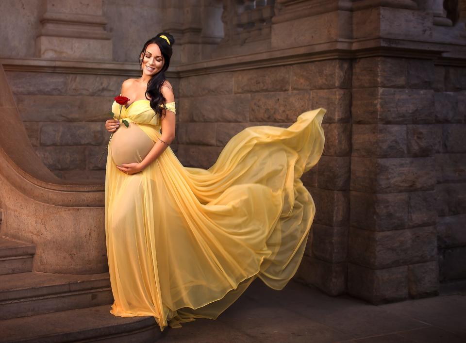 Pregnant Disney Princess Photo Shoot