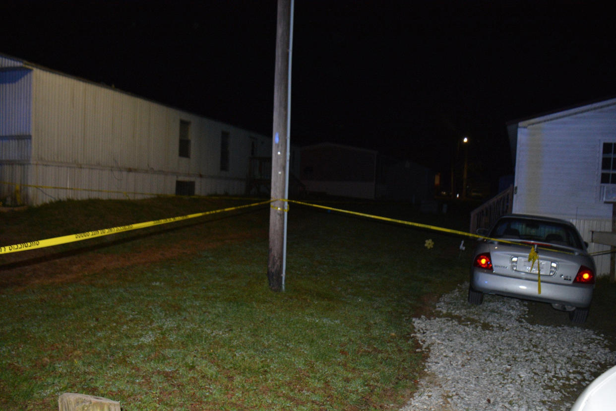 Image: Crime scene in Alamance County North Carolina (Alamance County Sheriff's Office)