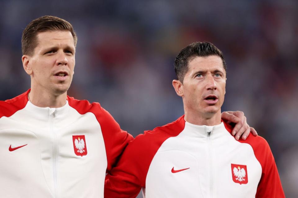 Lewandowski has been out-shone by Szczesny in Qatar - but can he make his impact against France? (Getty Images)