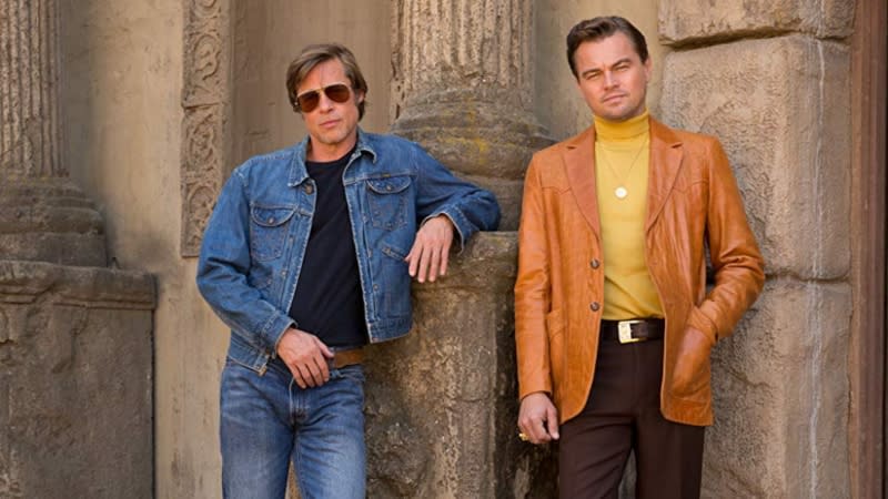 Brad Pitt and Leonardo DiCaprio in Once Upon A Time In Hollywood