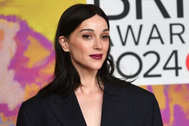 St. Vincent attends the BRIT Awards 2024 at The O2 Arena on March 02, 2024 in London, England. - Credit: Jim Dyson/Redferns