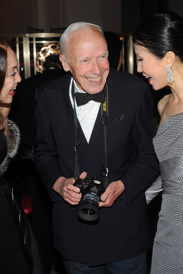 Ausnahmsweise ist Bill Cunningham nicht in blauer Jacke unterwegs (Bild: Getty Images)