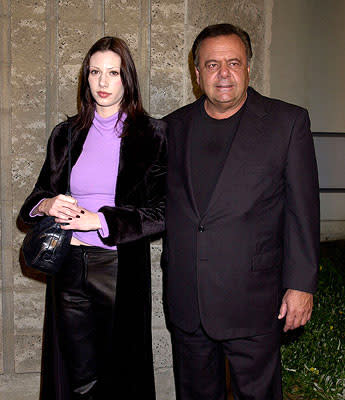 Paul Sorvino and galpal at the Beverly Hills premiere of A Beautiful Mind