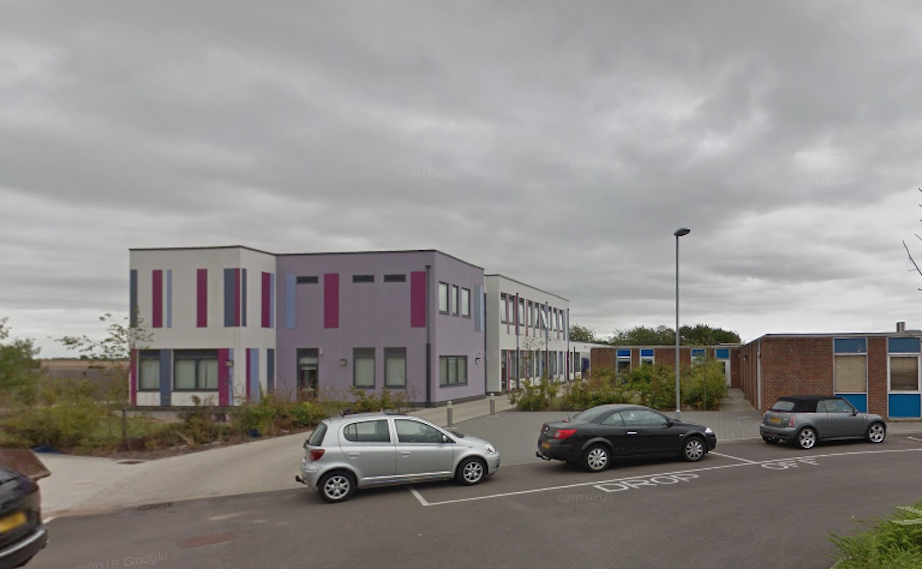 Samuel Ward Academy in Haverhill, Suffolk, has closed after five members of staff tested positive for COVID-19. (Google)
