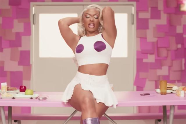 Megan Thee Stallion Channels Regina George in Iconic Bra-Baring