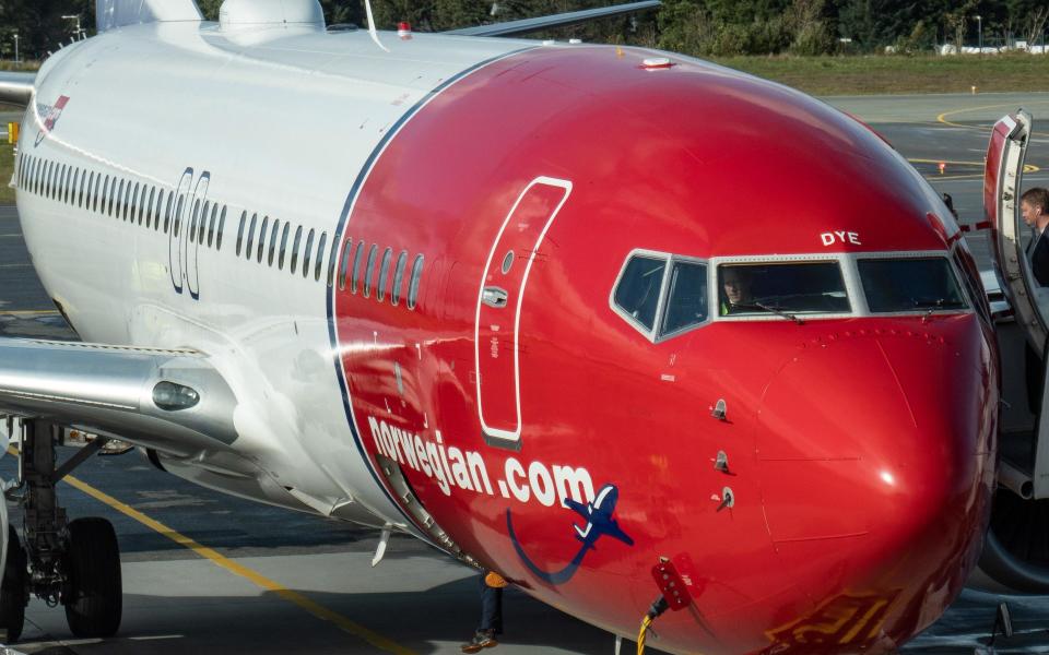 Norwegian plane