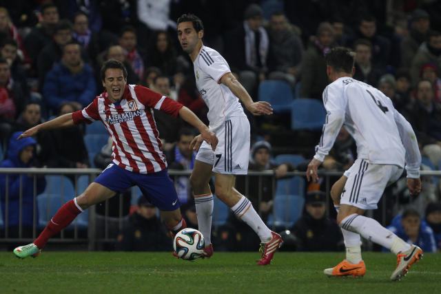 Football GIF: Javier Manquillo Suffers 'Whiplash' After Bouncing Off Cristiano  Ronaldo And Landing On His Neck