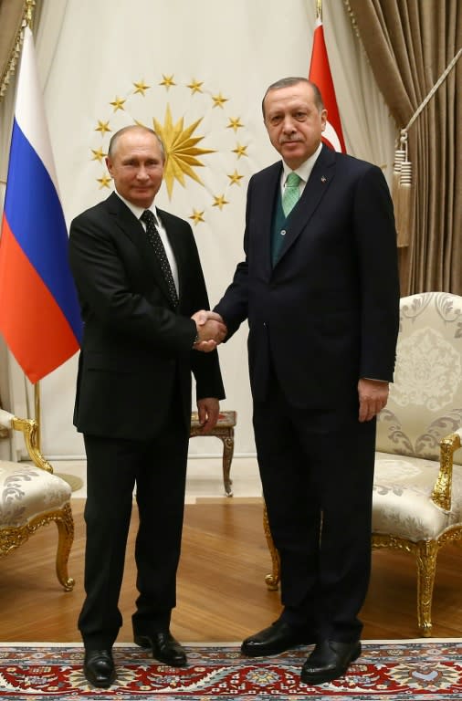 Strong populist currents mean Russia's Vladimir Putin and Turkish counterpart Recep Tayyip Erdogan, seen meeting in Ankara in December, also have political wind in their sails