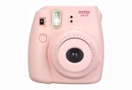 <p>Complete with a cute, compact body, this Instax camera prints instant pics – perfect for weekends away or girls’ nights out. </p>