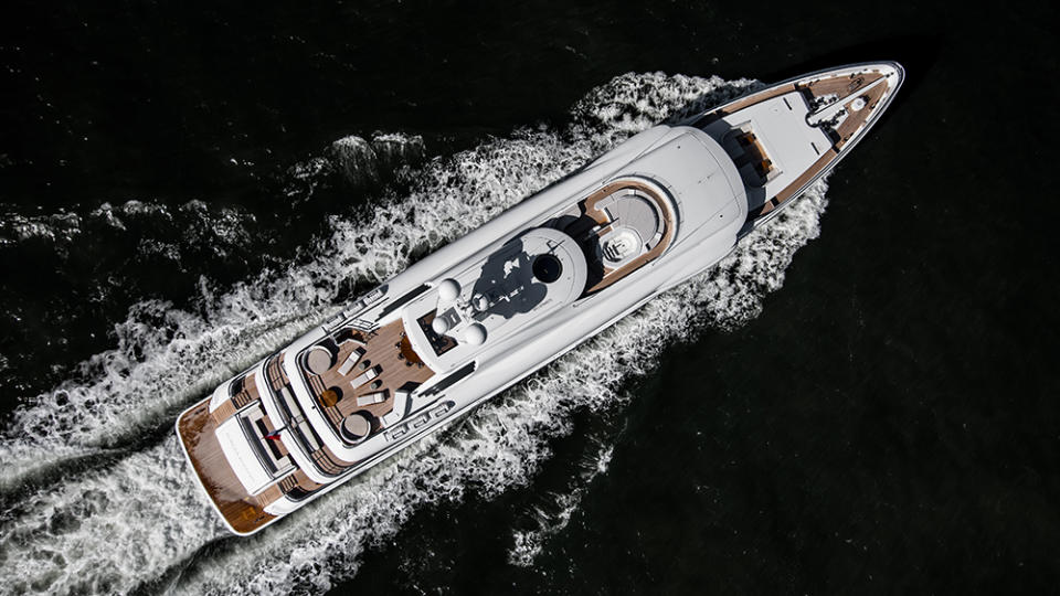Amels' 220-foot yacht Aurora Borealis