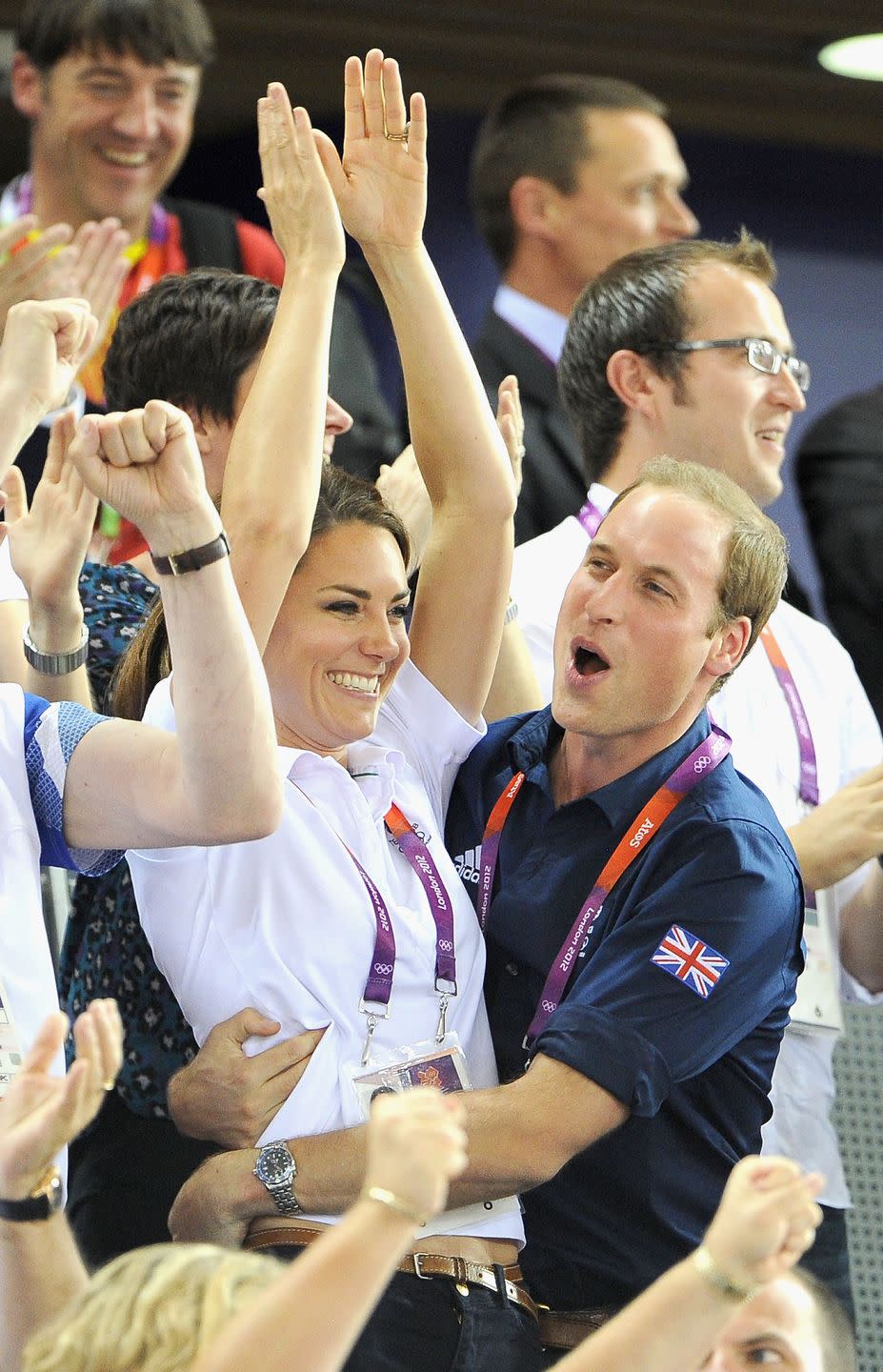 <p>Kate couldn't be more excited after a trio from Great Britain won gold in track cycling, setting a new world record in the process.<br></p>