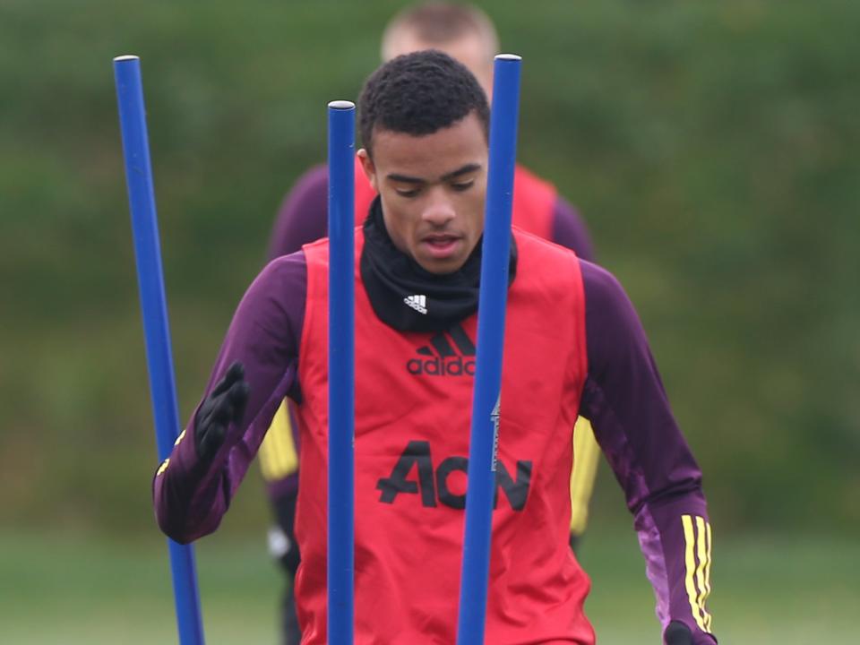 Manchester United striker Mason Greenwood (Manchester United via Getty Images)