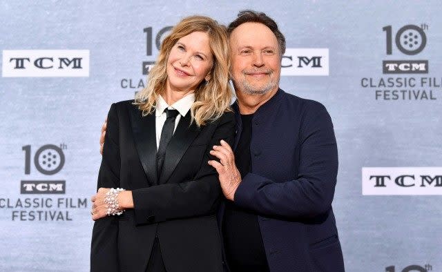 Meg Ryan and Billy Crystal at 30th Anniversary Screening of 'When Harry Met Sally' in Hollywood on April 11