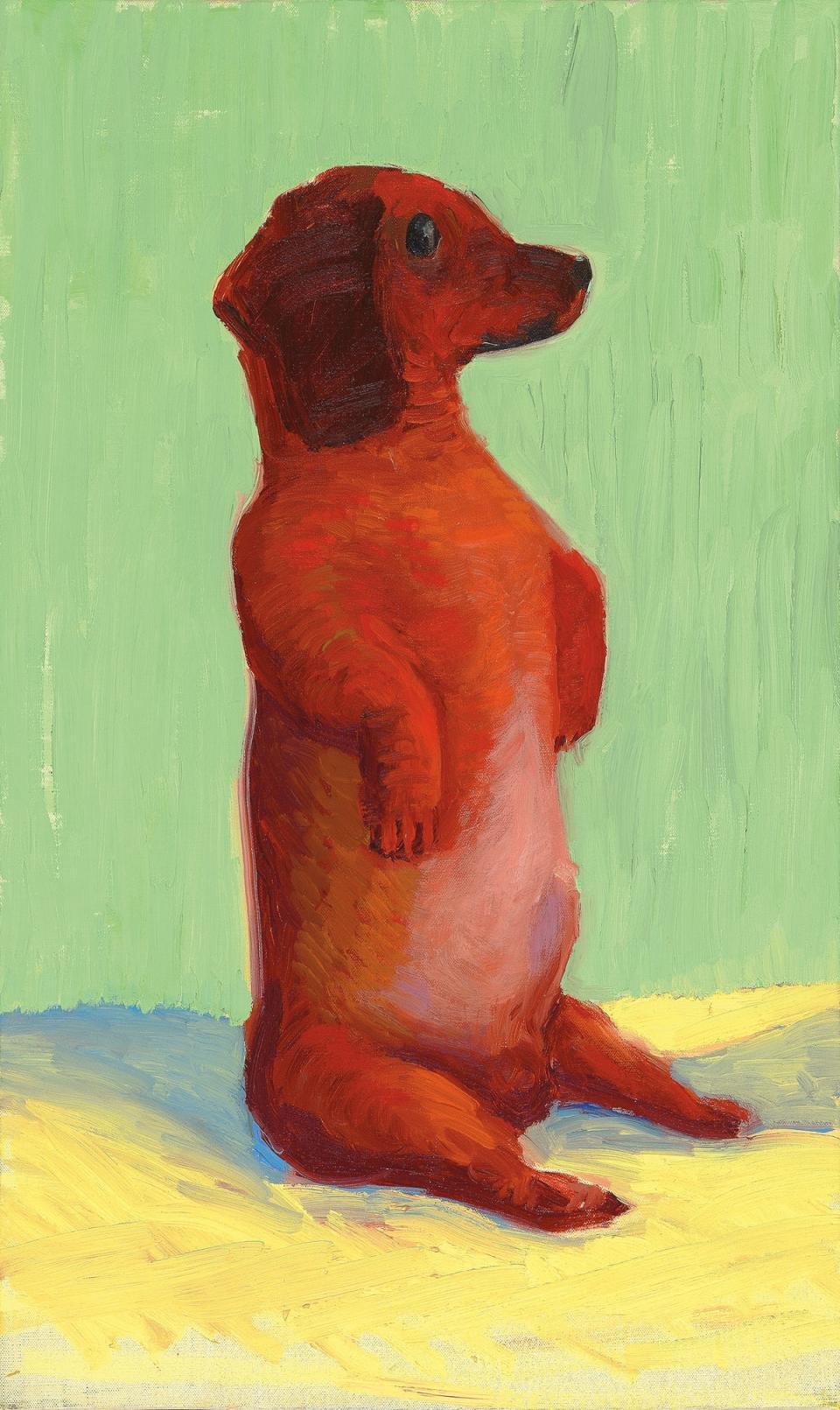 Dog Painting 41 by David Hockney, 1995 (Richard Schmidt)