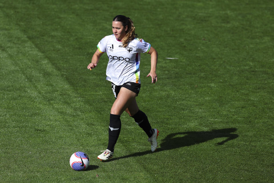 紐西蘭A-League女子足球好手Michaela Foster。(Photo by Hagen Hopkins/Getty Images)