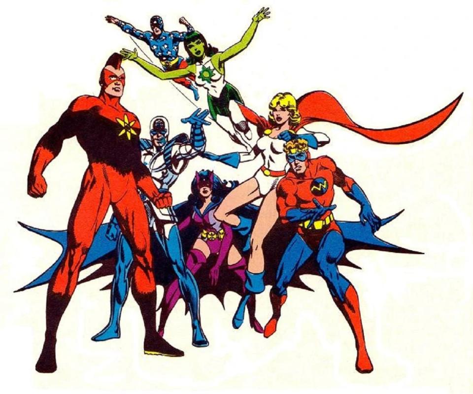 Infinity, Inc., DC's junior Justice Society from the '80s.