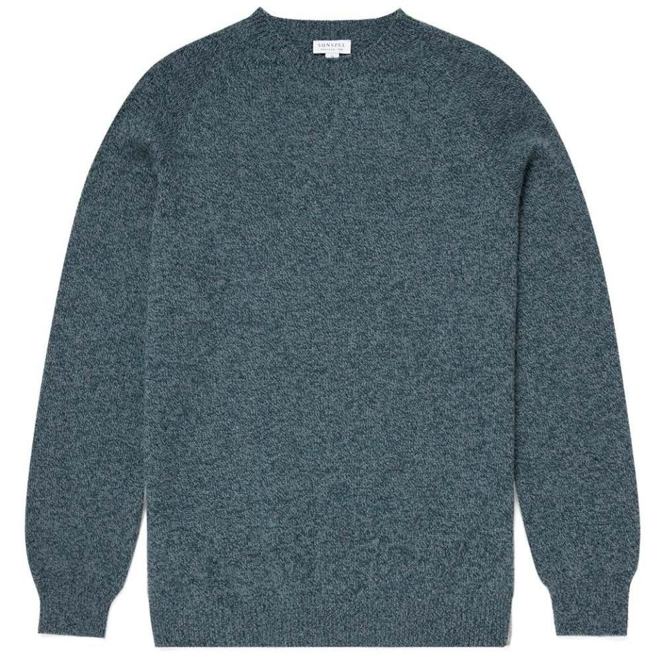  Lambswool crew-neck