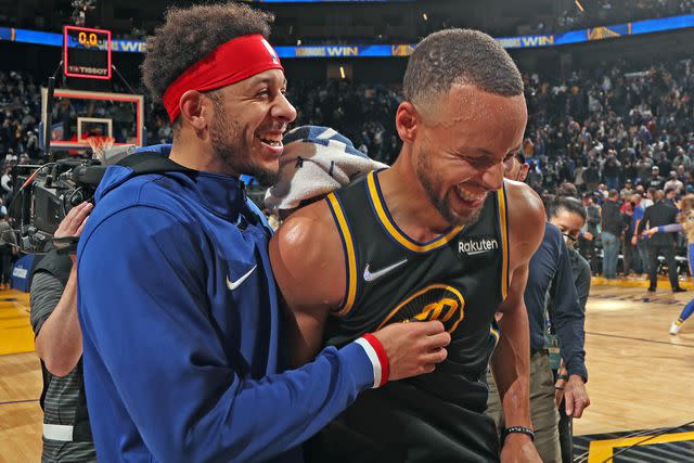 Seth Curry and Stephen Curry