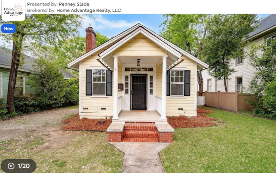 A home in Columbia’s Shandon neighborhood being sold for $325,000 on Realtor.com on 4/24/24. Shandon is one of Columbia’s most desirable neighborhoods for home buyers.