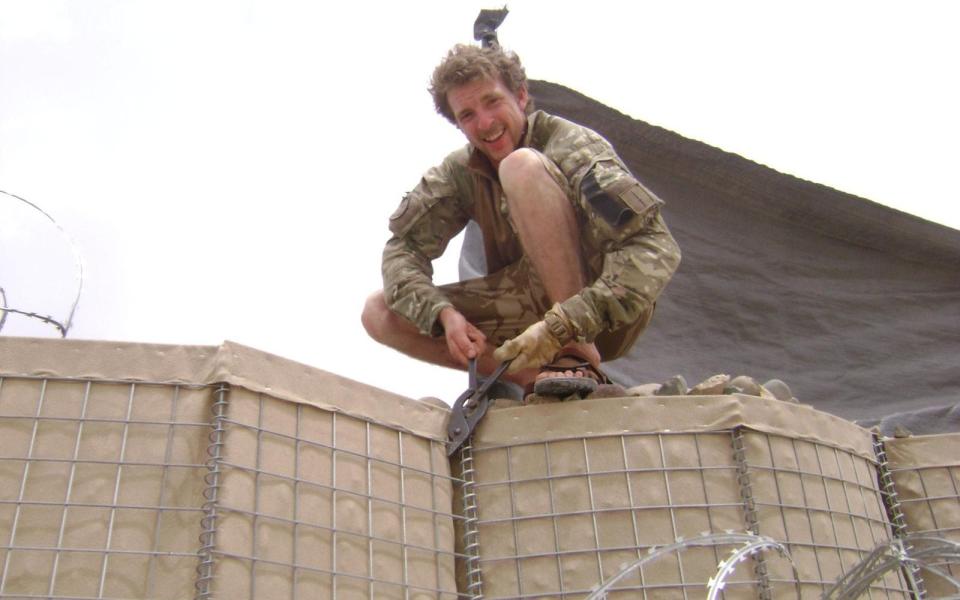 JJ Chalmers on tour in Afghanistan