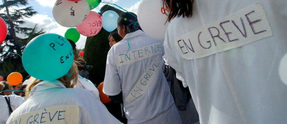 Les internes en médecine menacent de faire grève.  - Credit:MYCHELE DANIAU / AFP