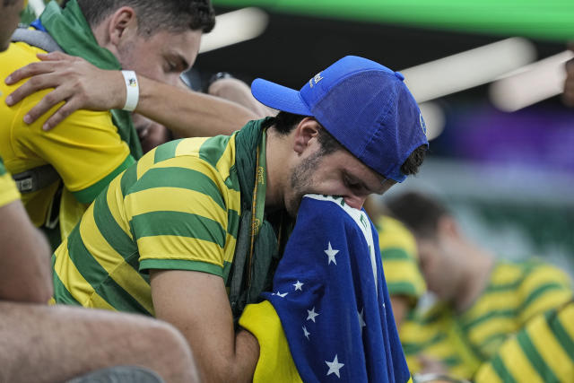 world cup fans crying