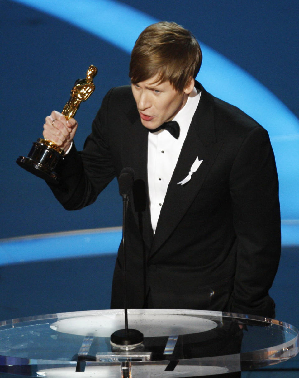 Black won the Oscar for <a href="https://www.youtube.com/watch?v=vfPXcCroPJc" target="_blank">Best Original Screenplay</a> for "Milk" in 2009. He wore a "<a href="http://menstuff.org/issues/byissue/thewhiteknot.html" target="_blank">White Knot</a>" on the lapel of his tuxedo in an effort to show solidarity with the marriage equality movement.